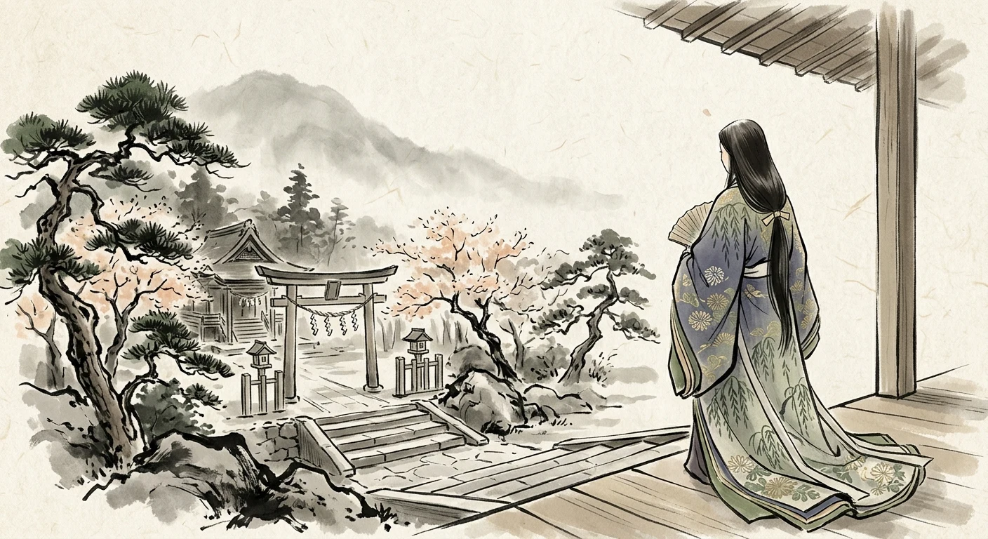 忘らるる 身をば思はず 誓ひてし 人の命の 惜しくもあるかな（右近）の情景