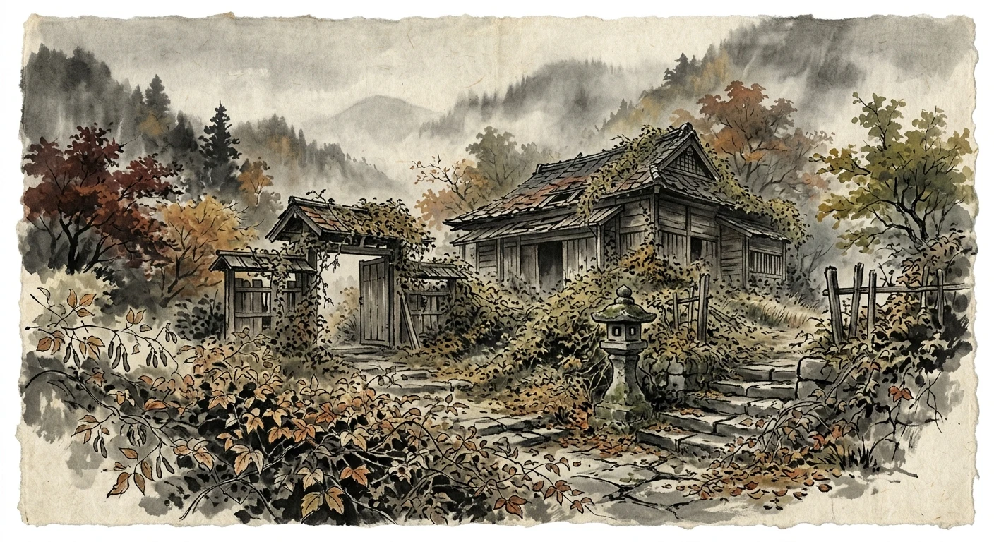 八重むぐら しげれる宿の さびしきに 人こそ見えね 秋は来にけり（恵慶法師）の情景