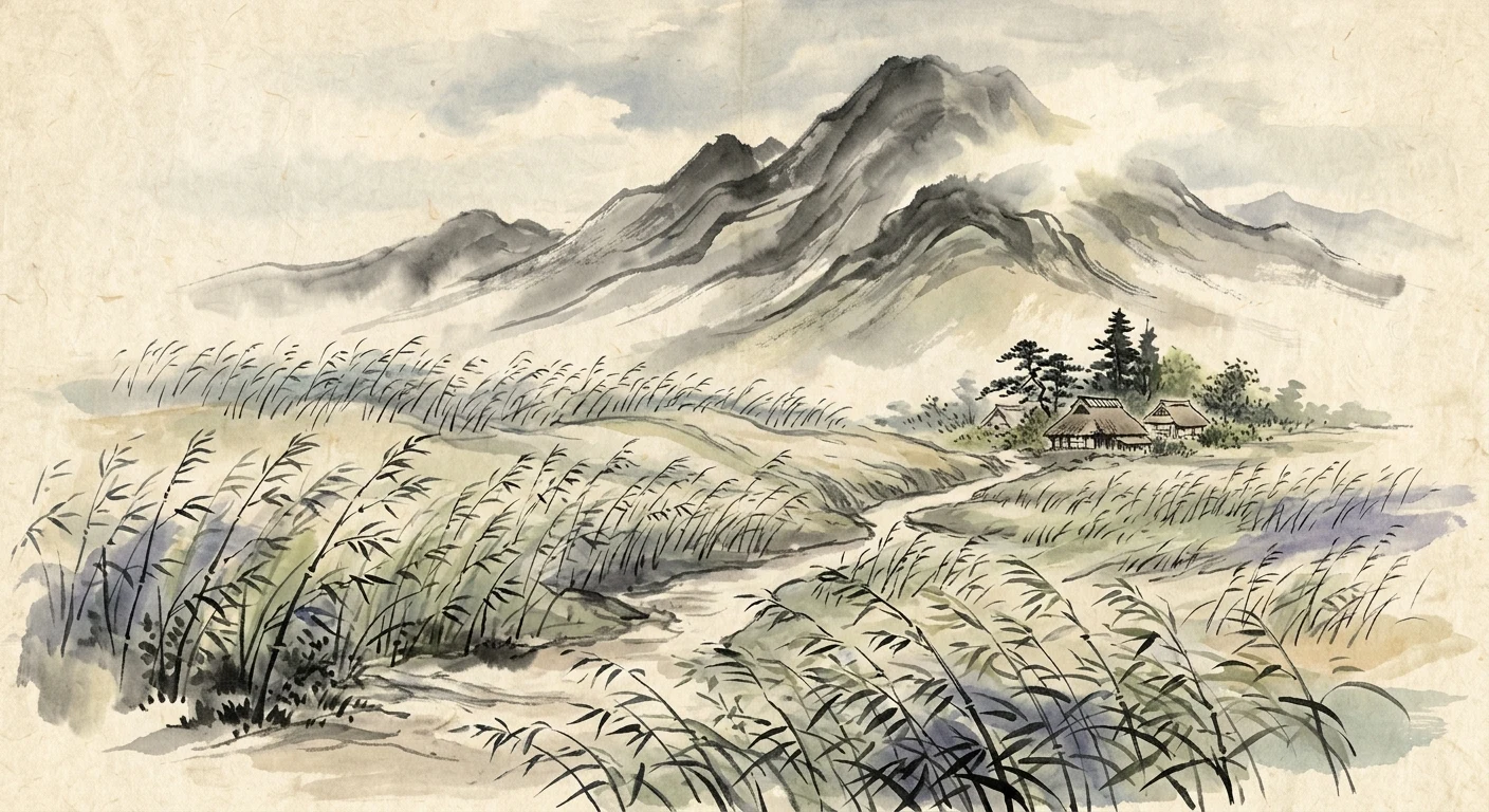 有馬山 ゐなの笹原 風吹けば いでそよ人を 忘れやはする（大弐三位）の情景