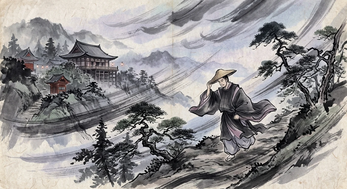 憂かりける 人を初瀬の 山おろしよ はげしかれとは 祈らぬものを（源俊頼朝臣）の情景